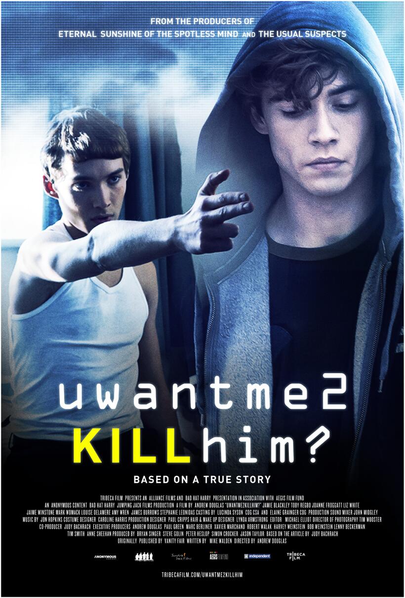 Poster art for "uwantme2killhim?"
