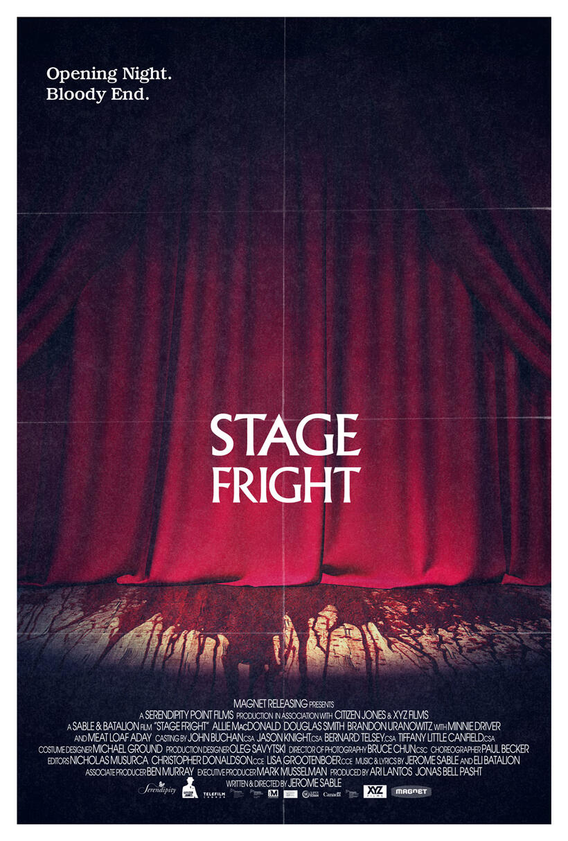 Poster art for "Stage Fright".