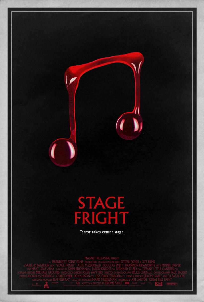 Poster art for "Stage Fright".