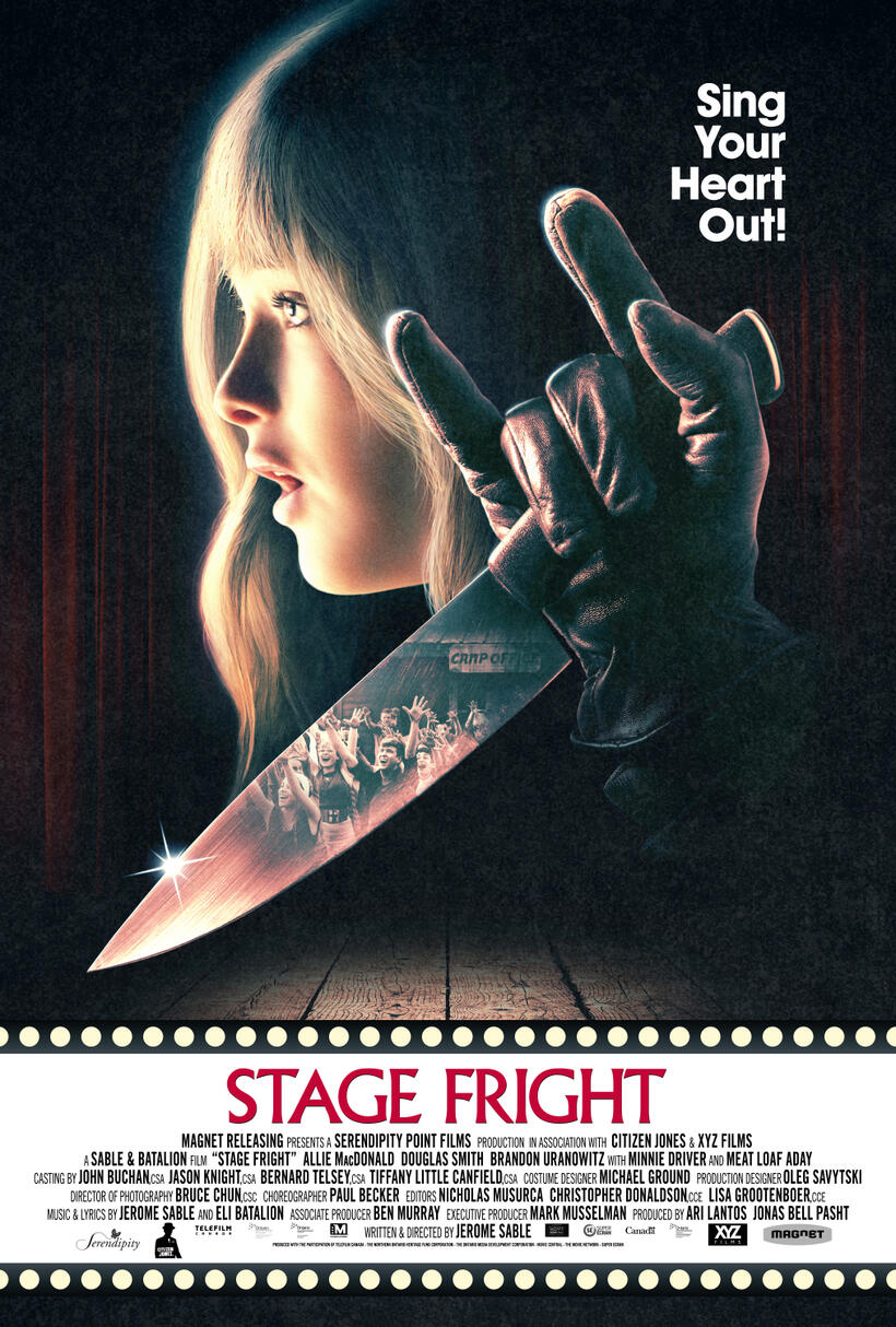 Poster art for "Stage Fright."