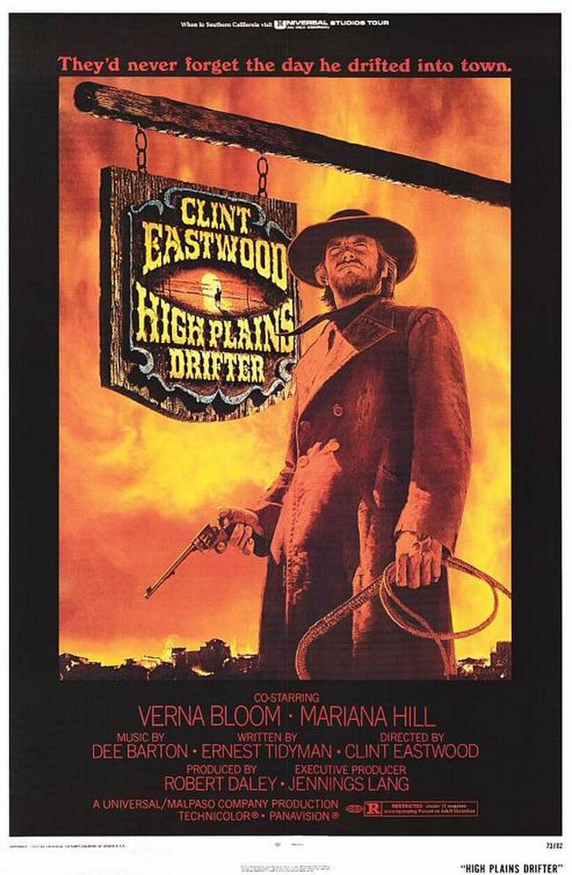 Poster art for "High Plains Drifter."