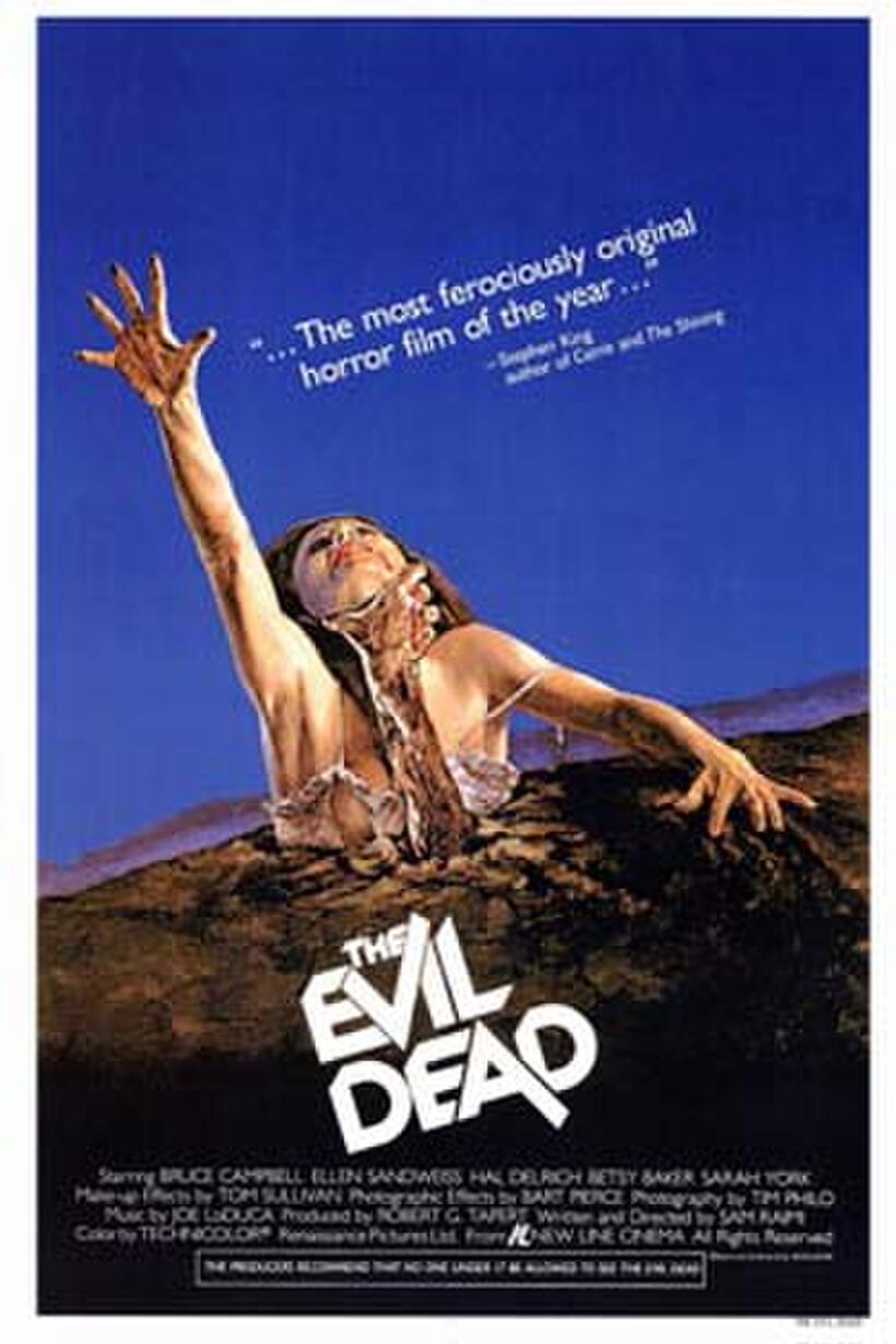 Poster art for "The Evil Dead."