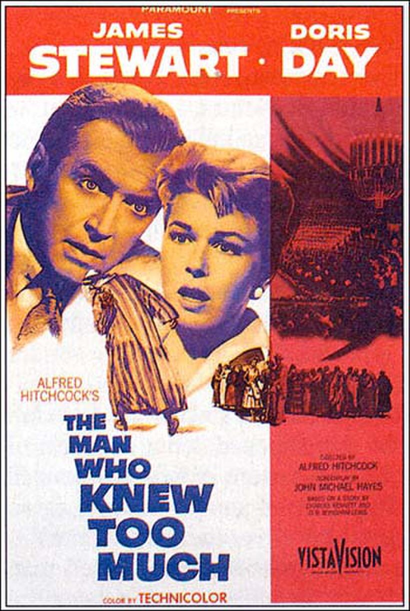 Poster art for "The Man Who Knew Too Much."