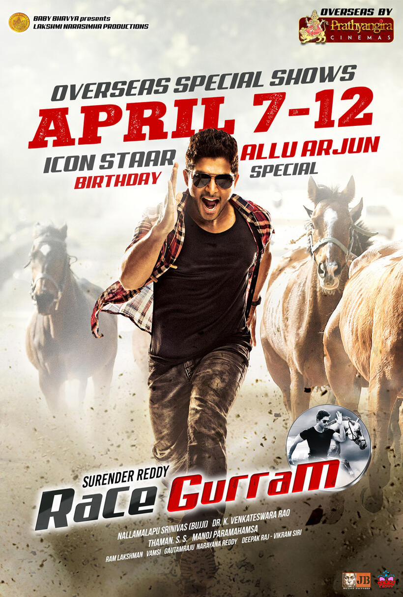Race Gurram poster art
