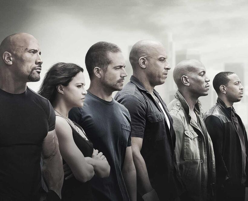 The cast of Furious 7.