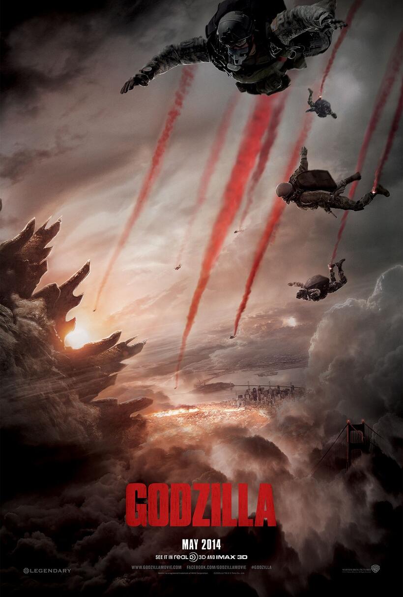 Poster art for "Godzilla."