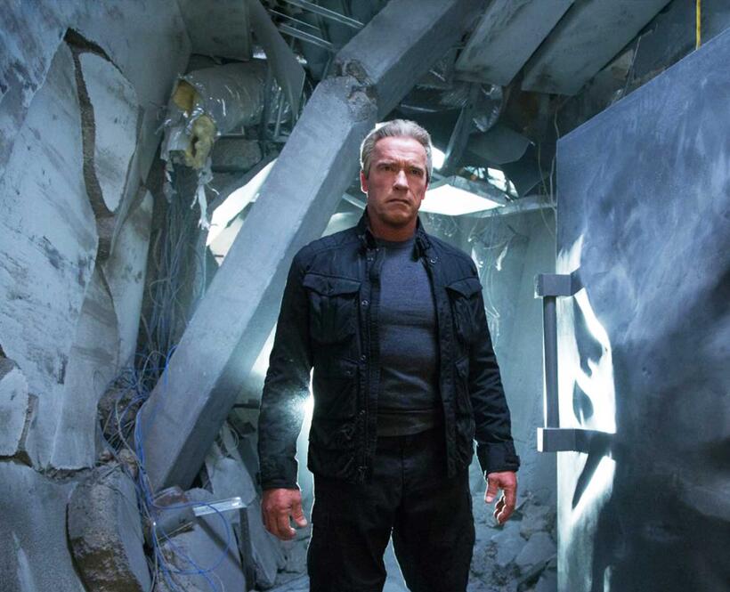 Arnold Schwarzenegger as Terminator in "Terminator Genisys."