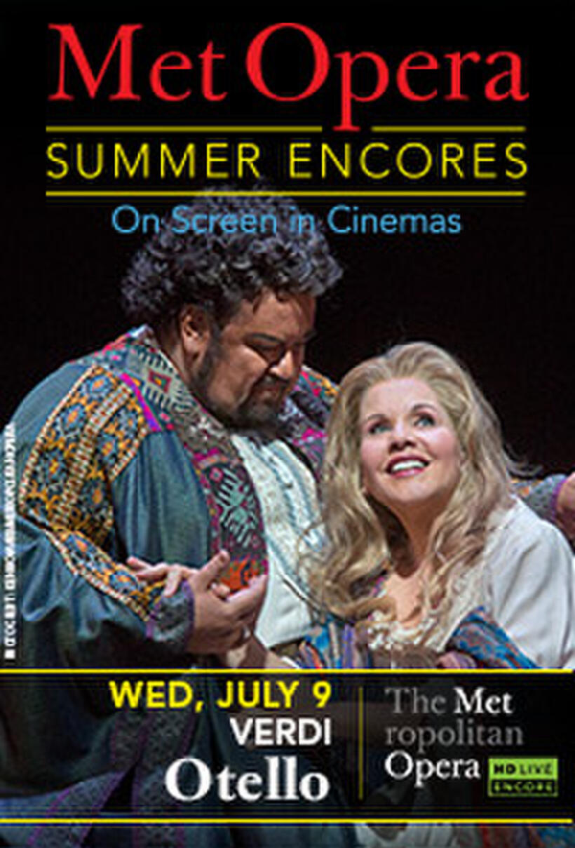 Poster art for "Met Summer Encore - Otello."