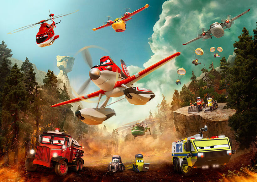 A scene from "Planes: Fire & Rescue."