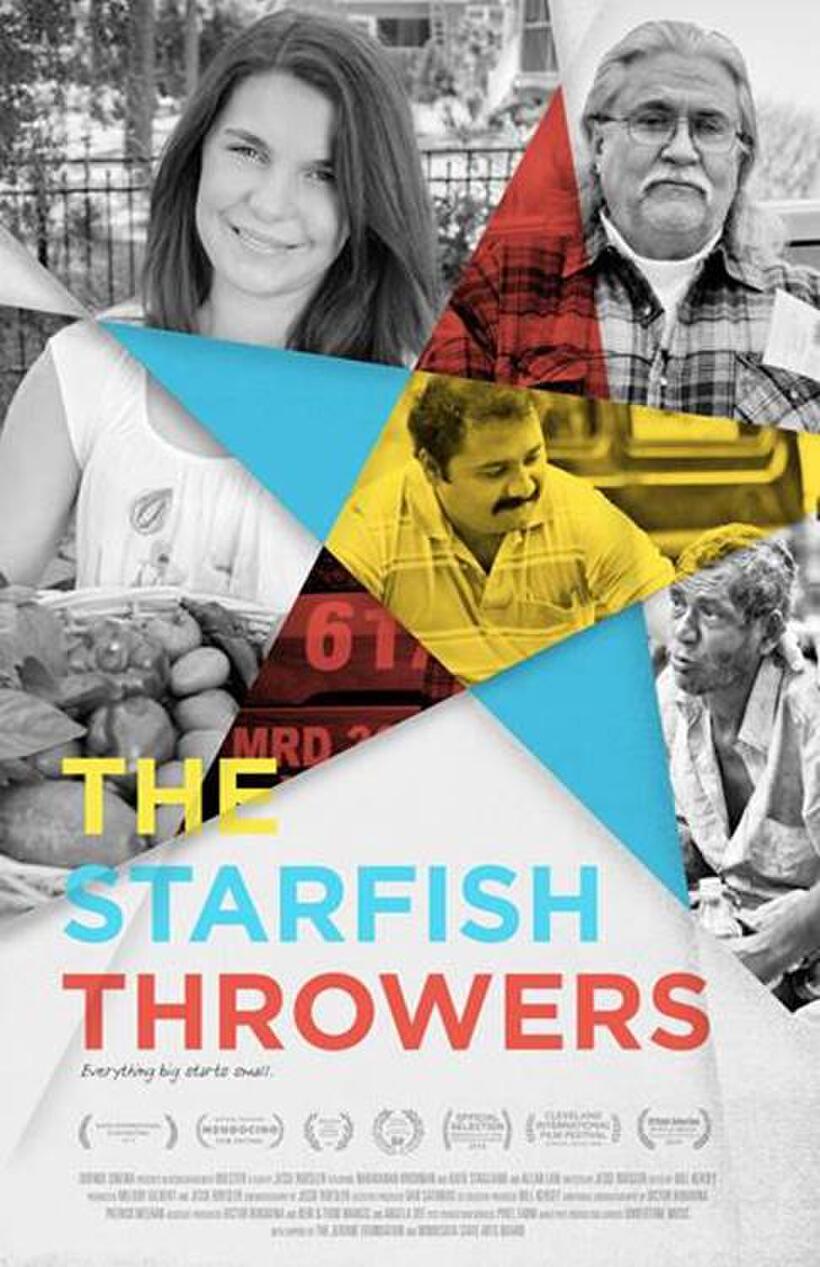 Poster art for "The Starfish Throwers."