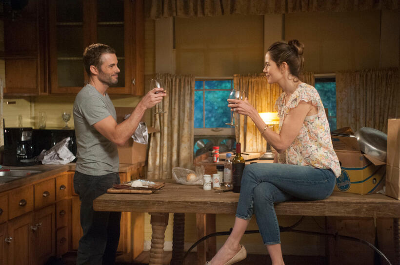 James Marsden and Michelle Monaghan in "The Best of Me."