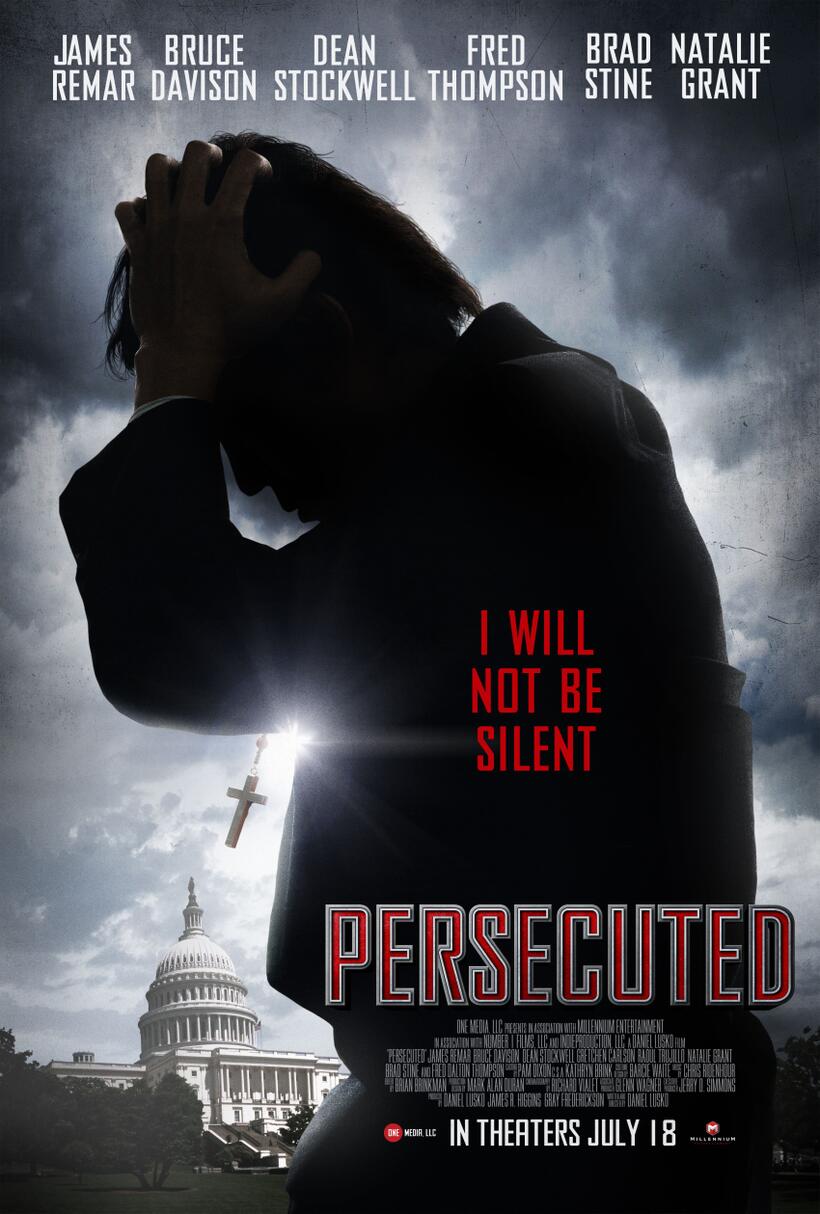 Poster art for "Persecuted."