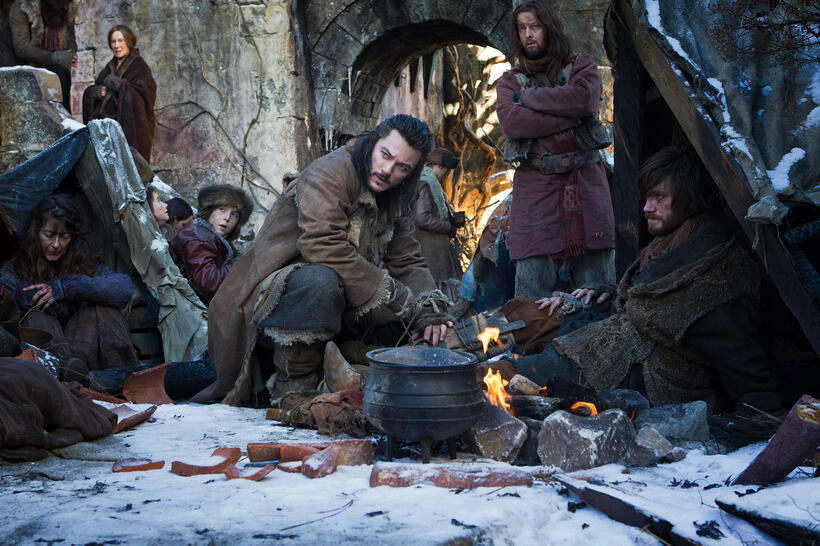 Luke Evans as Bard in "The Hobbit: The Battle of the Five Armies."