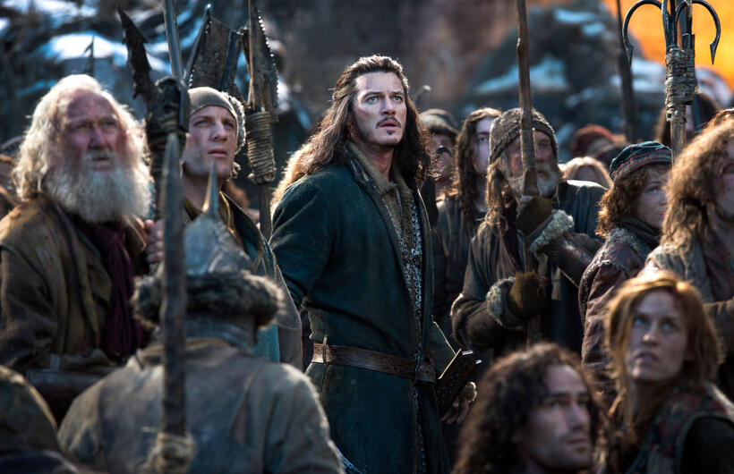 Luke Evans as Bard in "The Hobbit: The Battle of the Five Armies."