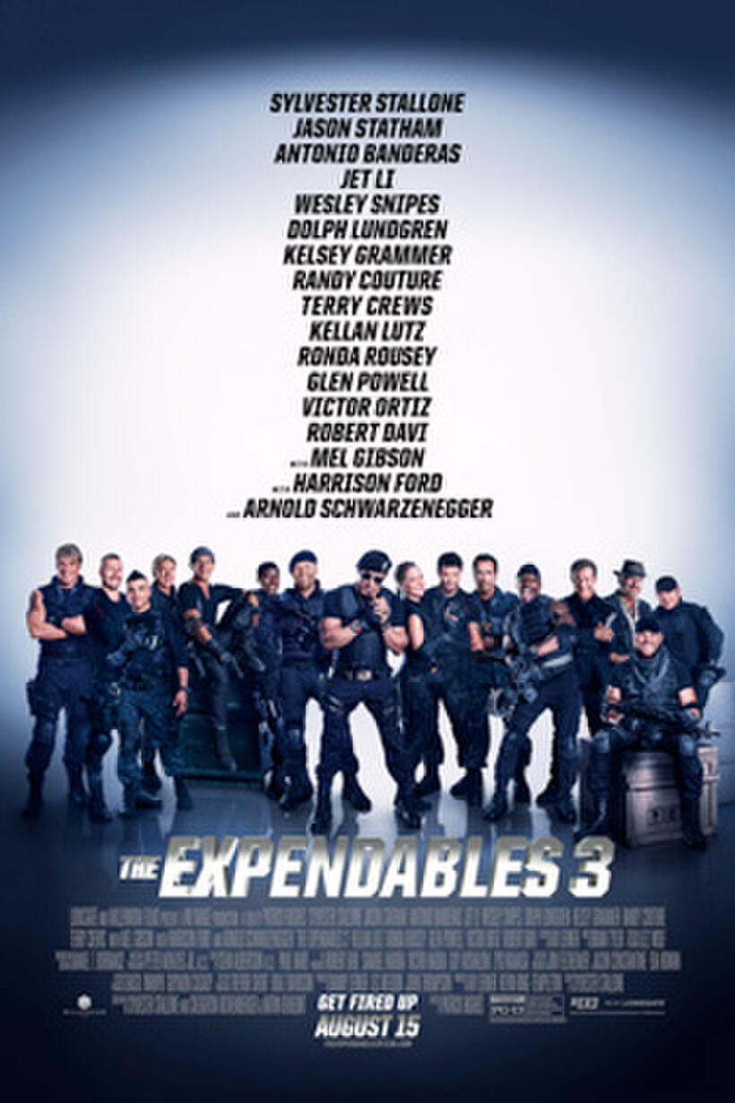 Poster art for "The Expendables 3."