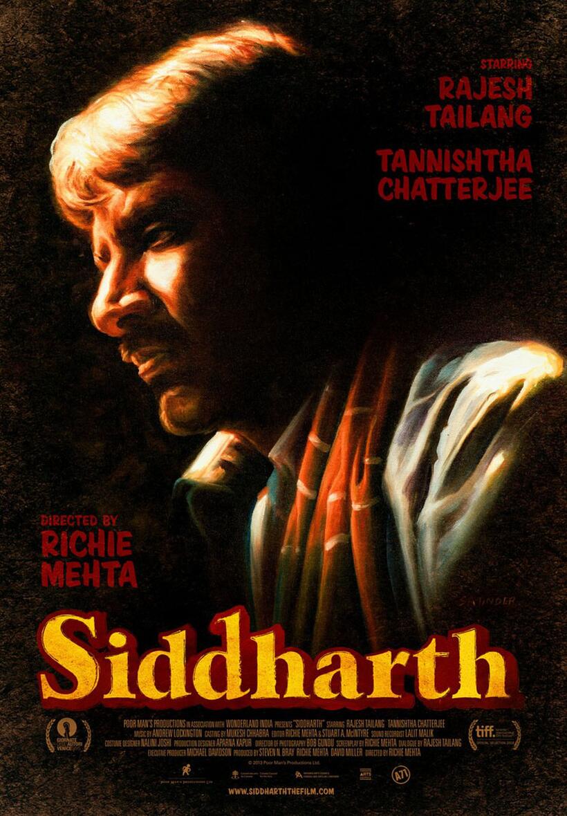 Poster art for "Siddharth."