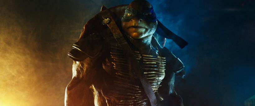 Leonardo in "Teenage Mutant Ninja Turtles."