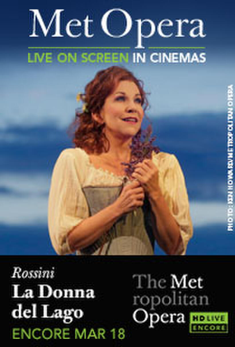 Poster art for "The Metropolitan Opera: La Donna del Lago Encore."