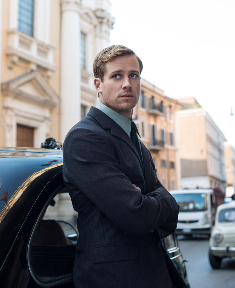 Armie Hammer as Illya in "The Man From U.N.C.L.E."