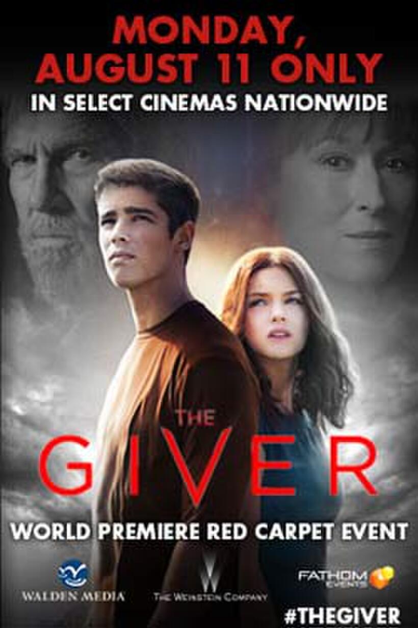Poster art for "The Giver: World Premiere Red Carpet Event (Live)."