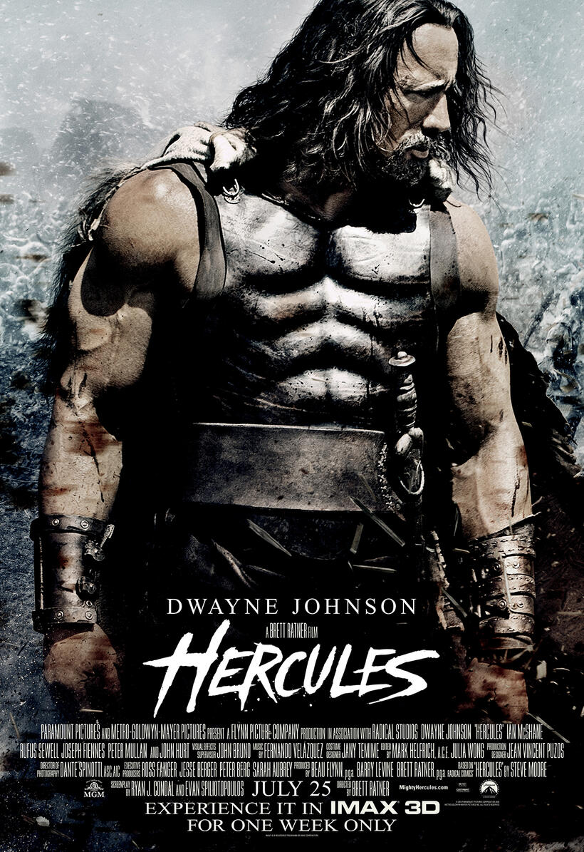 Poster art for "Hercules: An IMAX 3D Experience."