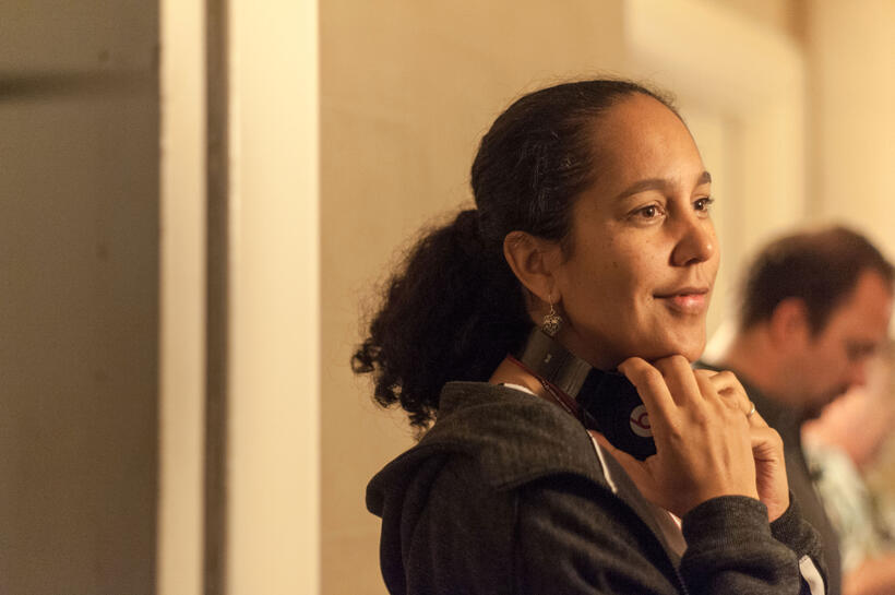 Director Gina Prince-Bythewood on the set of "Beyond The Lights."