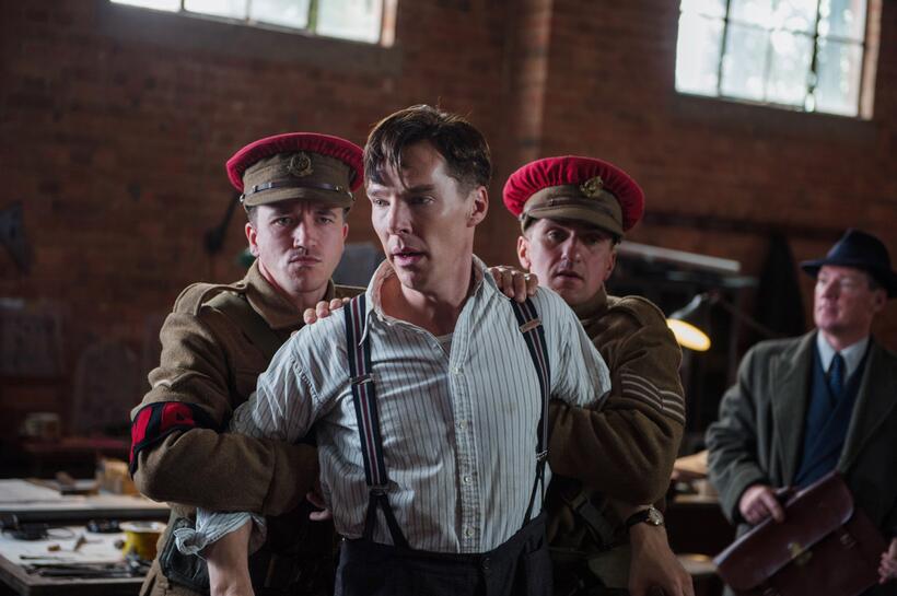 Benedict Cumberbatch as Alan Turing in The Imitation game