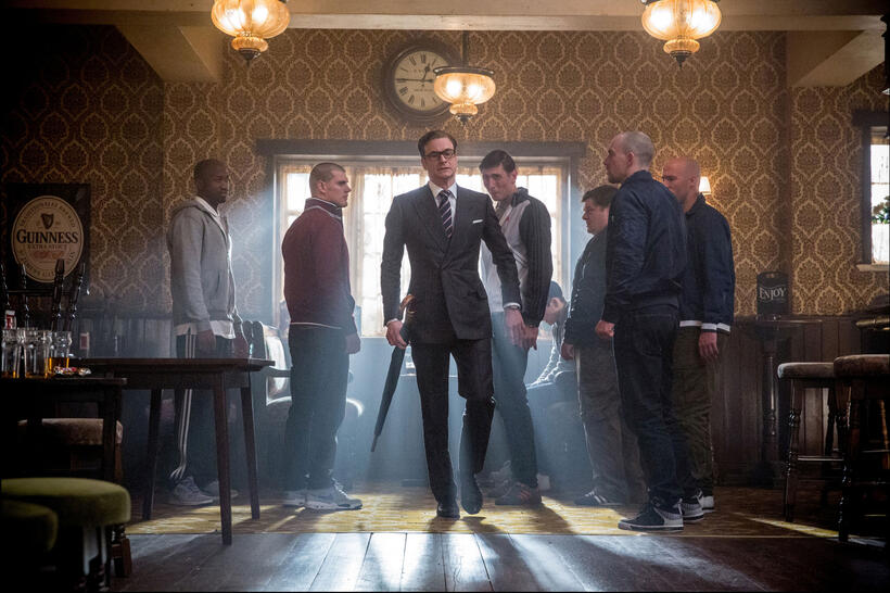 Colin Firth as Harry Hart in "Kingsman: The Secret Service."