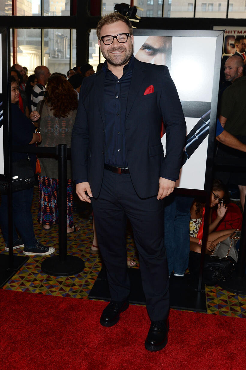 Director Aleksander Bach at the New York premiere of "Hitman: Agent 47."