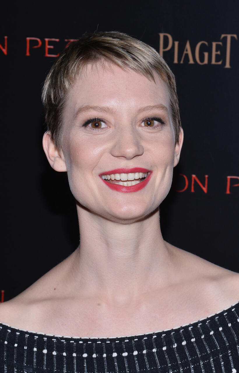 Mia Wasikowska at the New York premiere of "Crimson Peak."
