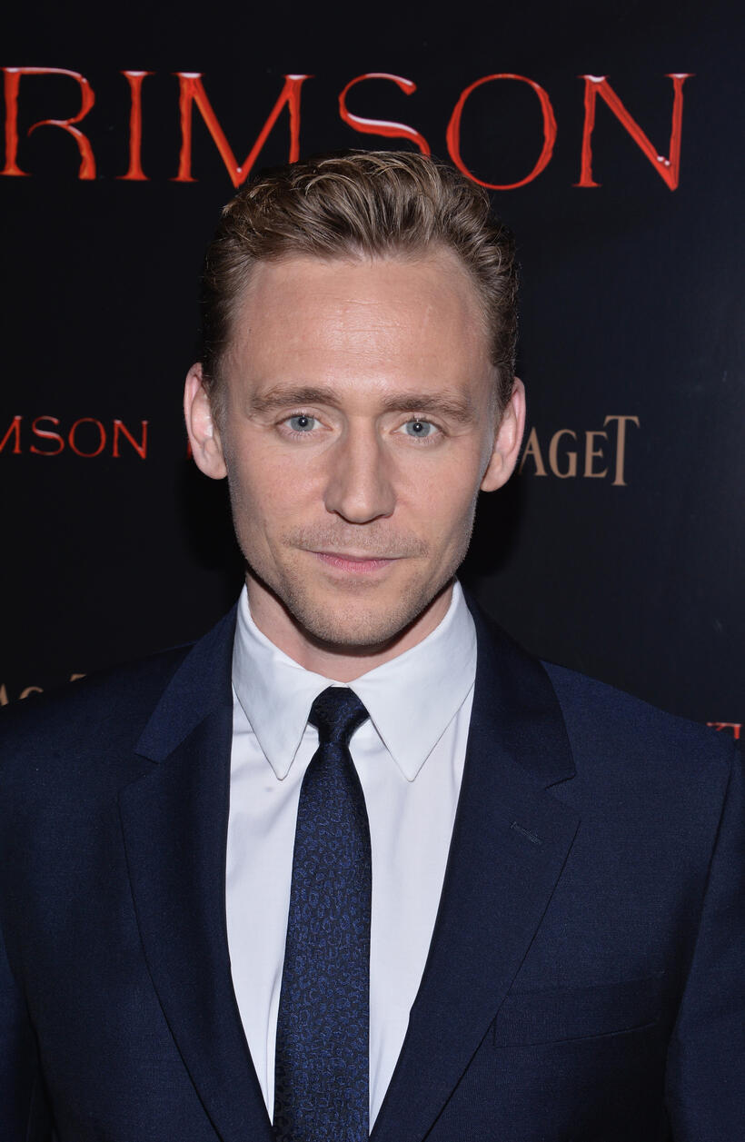 Tom Hiddleston at the New York premiere of "Crimson Peak."