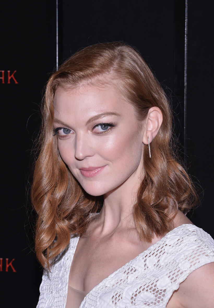 Emily Coutts at the New York premiere of "Crimson Peak."