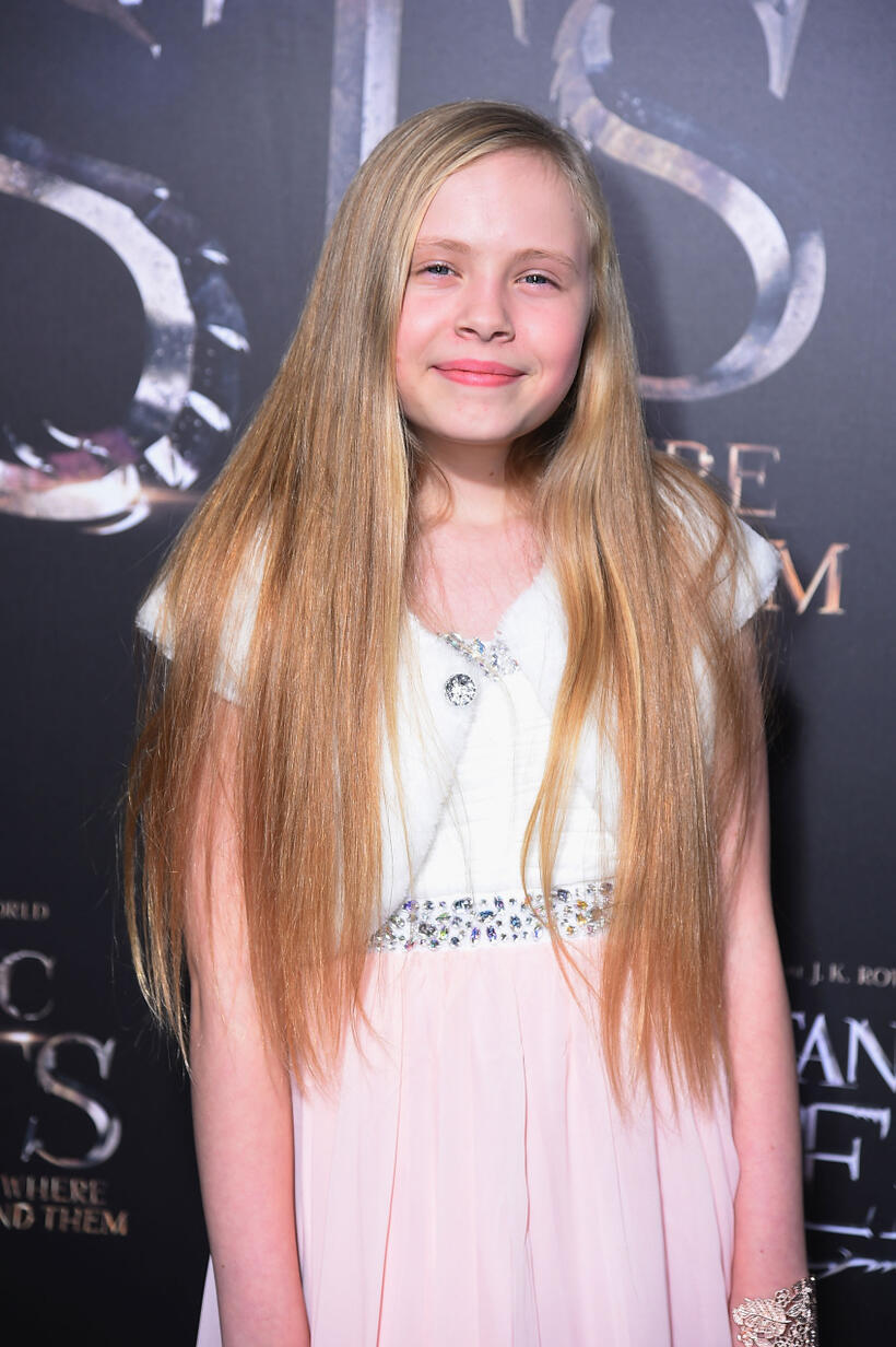 Faith Wood-Blagrove at the New York premiere of "Fantastic Beasts and Where to Find Them."