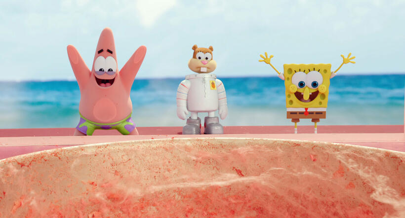 A scene from "The SpongeBob Movie: Sponge Out of Water."
