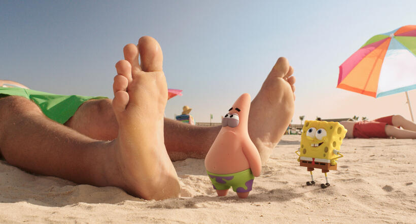 A scene from "The SpongeBob Movie: Sponge Out of Water."