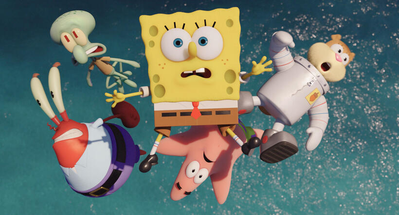 A scene from "The SpongeBob Movie: Sponge Out of Water."