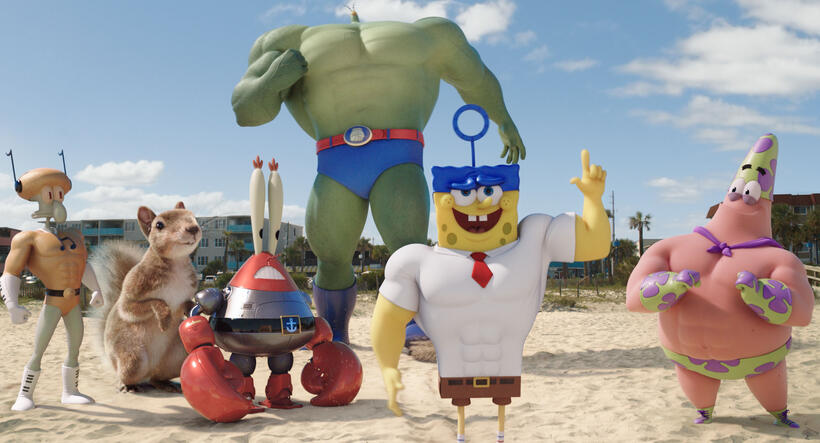 A scene from "The SpongeBob Movie: Sponge Out of Water."