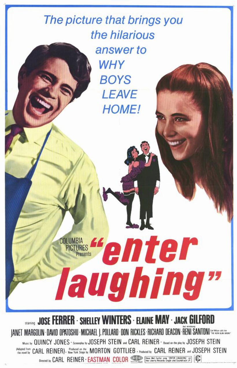 Poster art for "Enter Laughing."