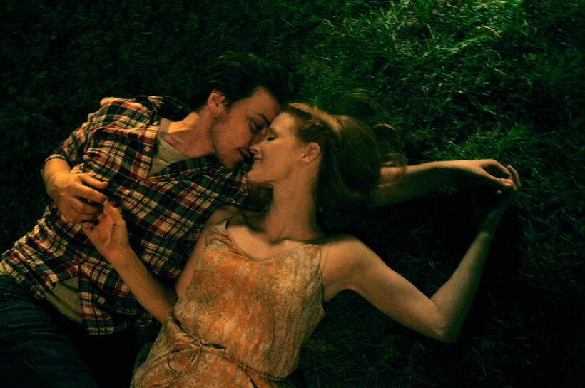 James McAvoy and Jessica Chastain in "The Disappearance Of Eleanor Rigby."