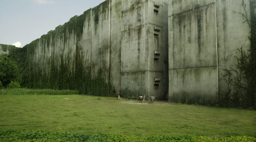 A scene from "The Maze Runner."