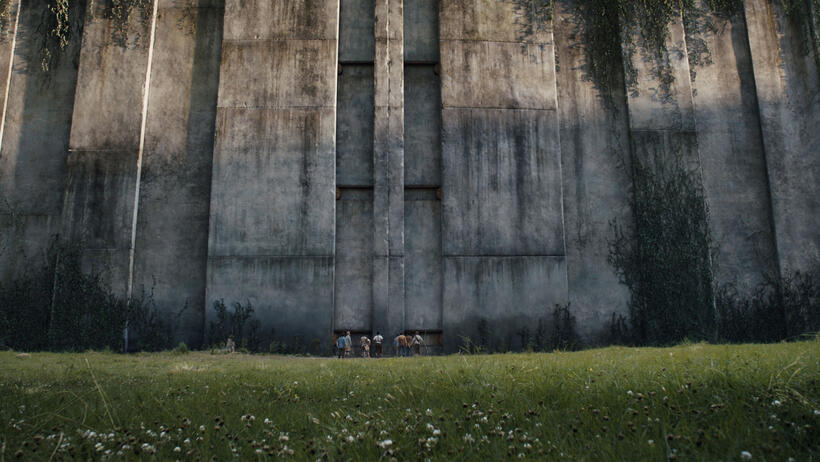 A scene from "The Maze Runner."