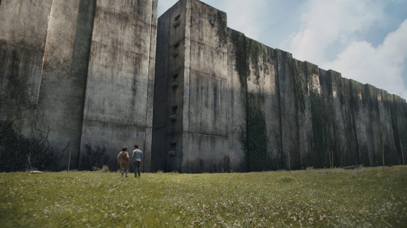 A scene from "The Maze Runner."