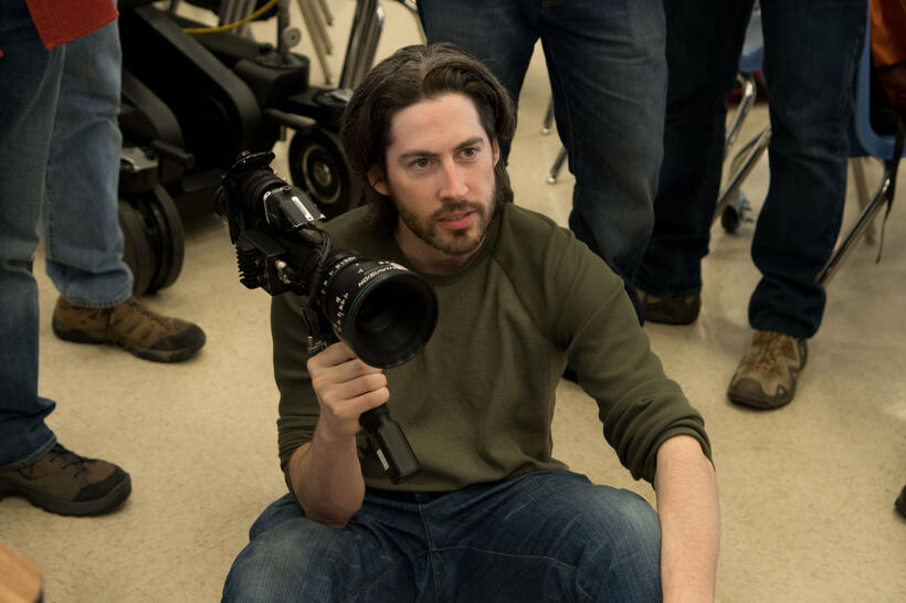 Director Jason Reitman on the set of "Men, Women & Children."