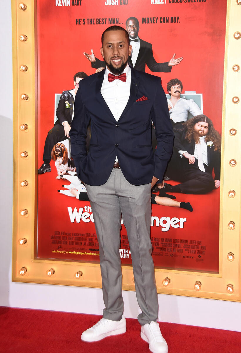 Affion Crocket at the California premiere of "The Wedding Ringer."