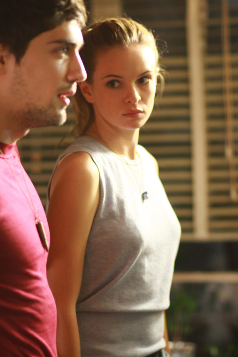 George Finn and Danielle Panabaker in "Time Lapse."