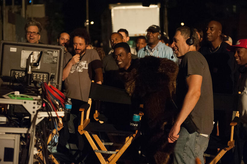 Chris Rock on the set of "Top Five."