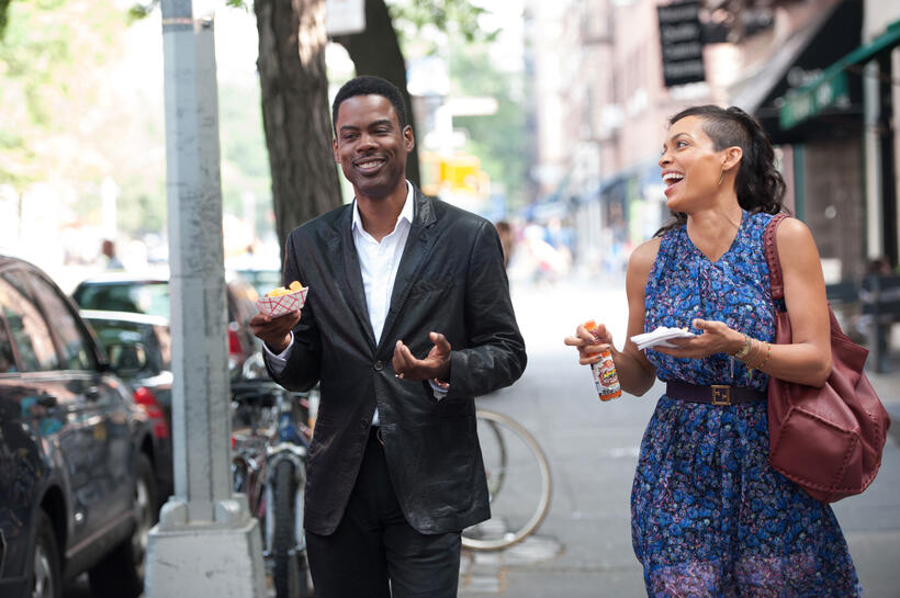 Chris Rock and Rosario Dawson in "Top Five."