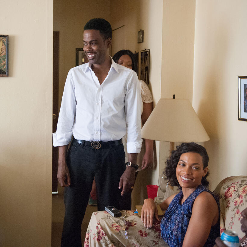 Chris Rock and Rosario Dawson in "Top Five."