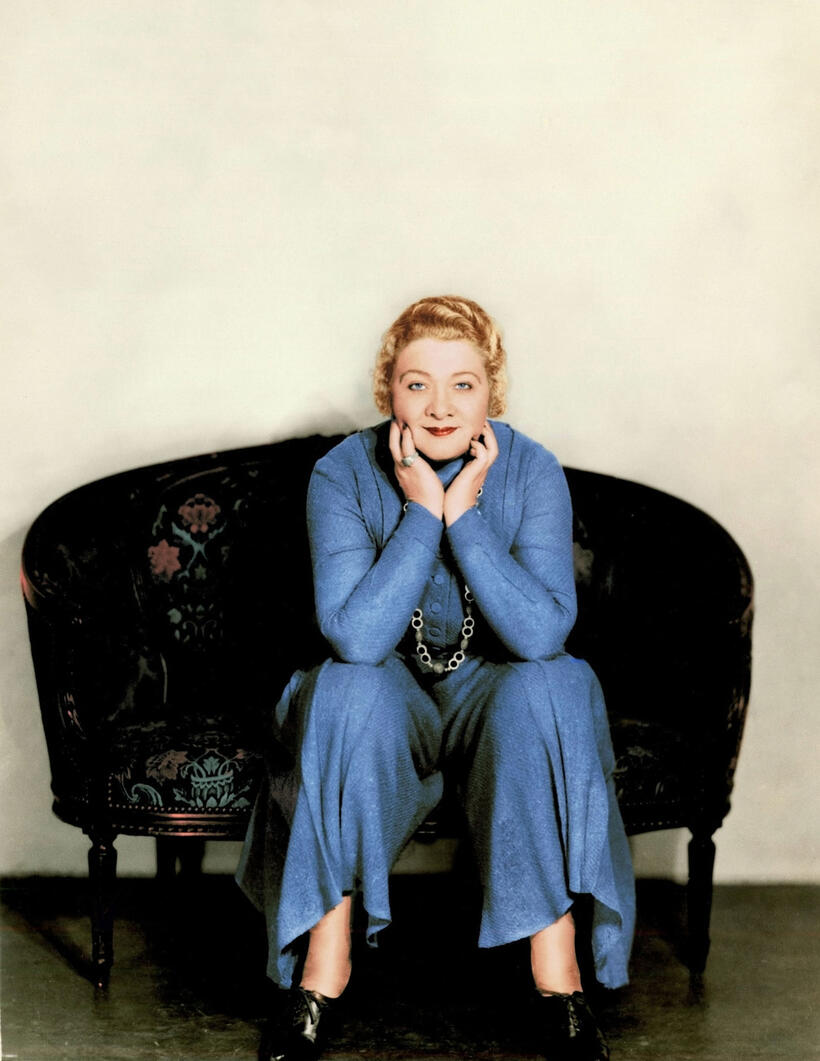 A scene from "The Outrageous Sophie Tucker."