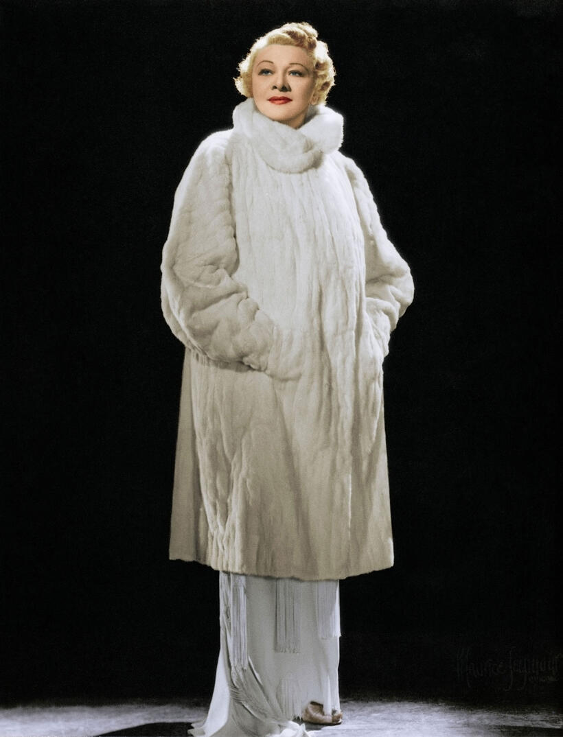 A scene from "The Outrageous Sophie Tucker."